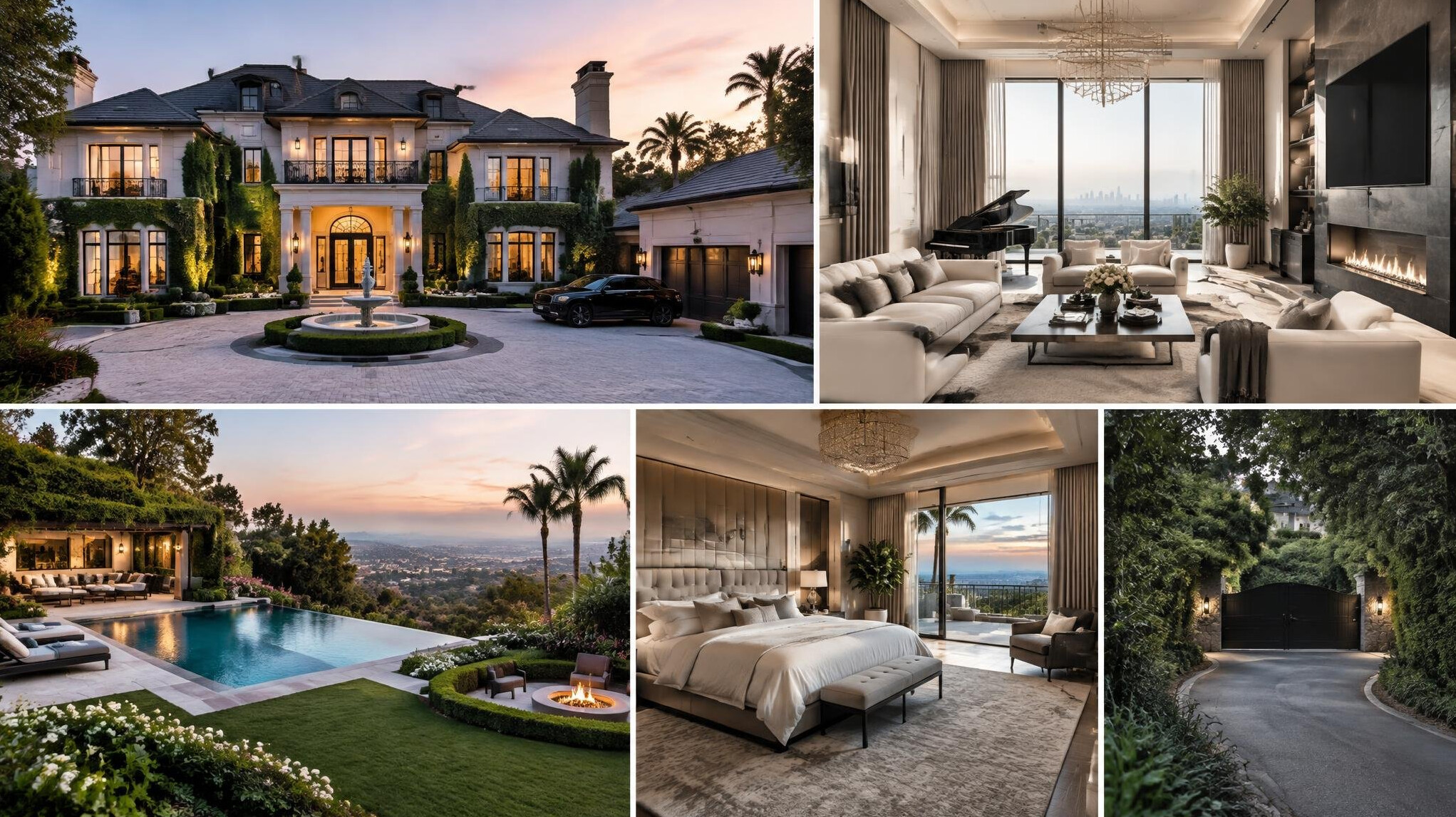 celebrity mansion exterior