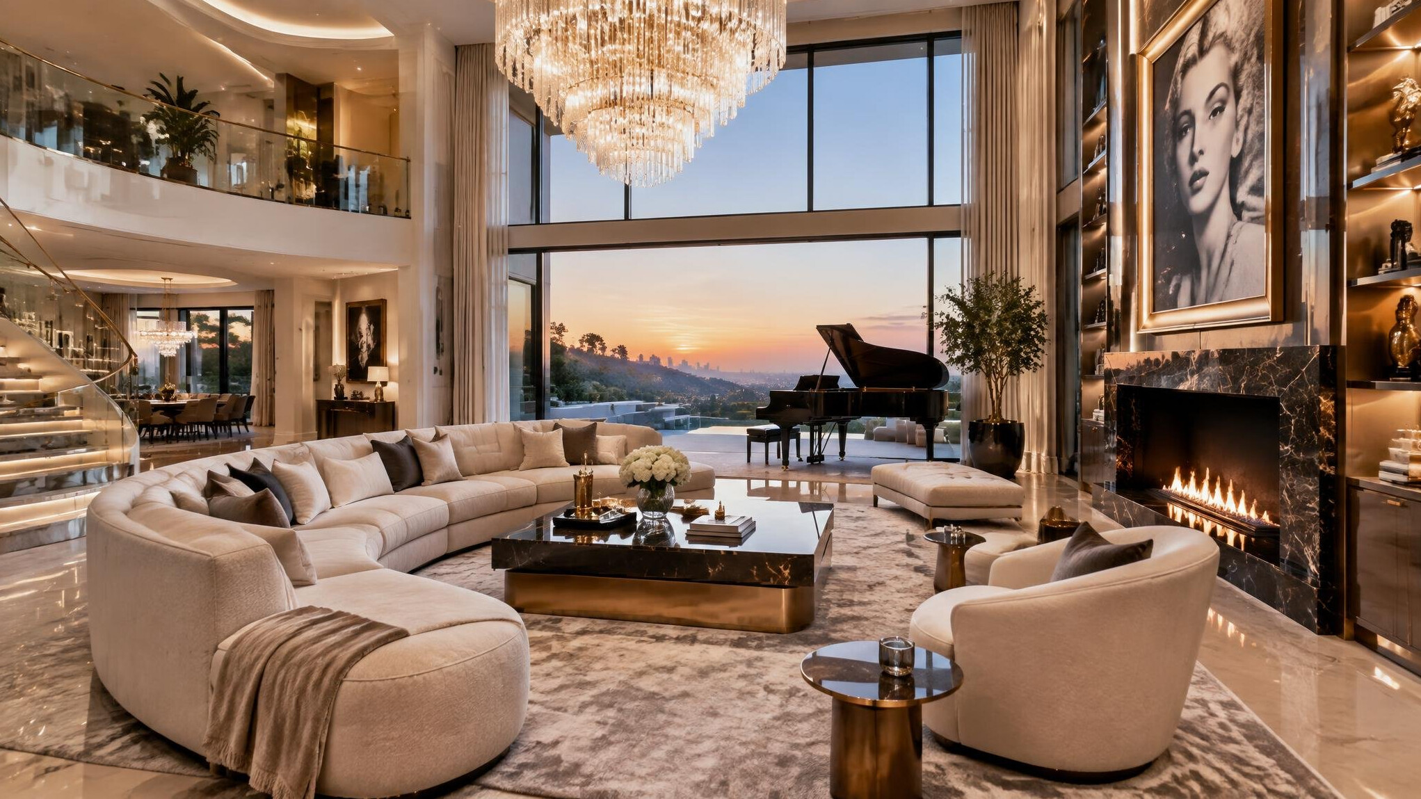 celebrity luxury home interior
