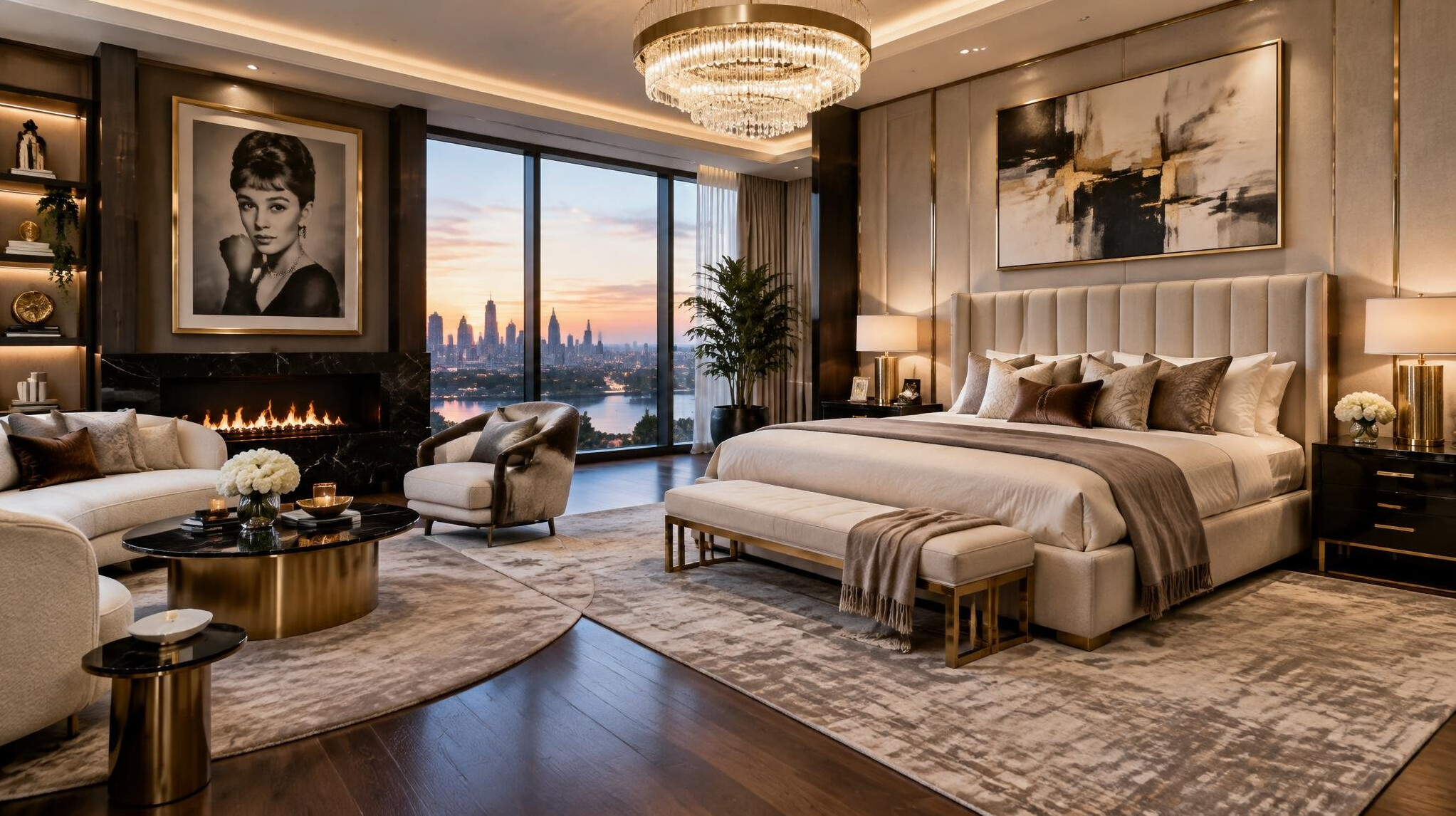 luxury living room interior